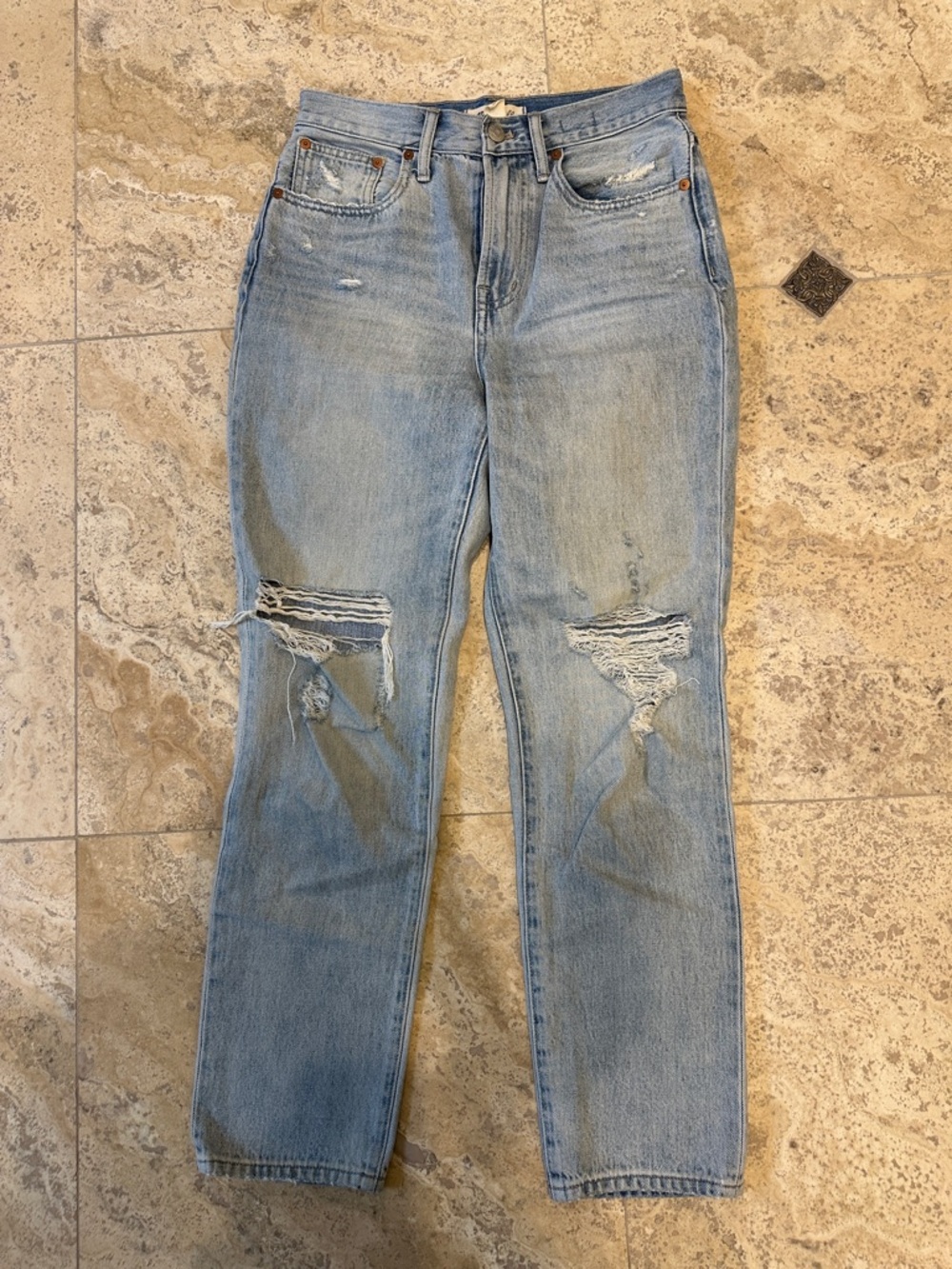 Madewell The Perfect Vintage Jean distressed